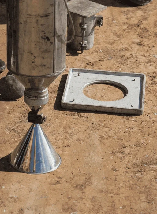Control de Compactación con Cono de Arena en Copiapó: Verificación en Terreno